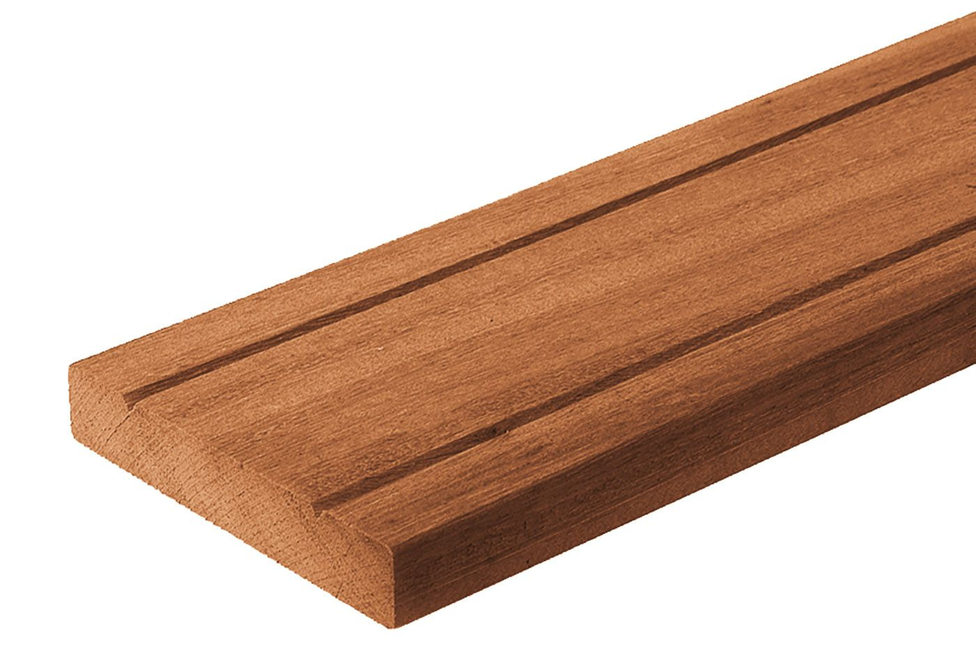 Bangkirai V-groef plank 28 x 190 mm