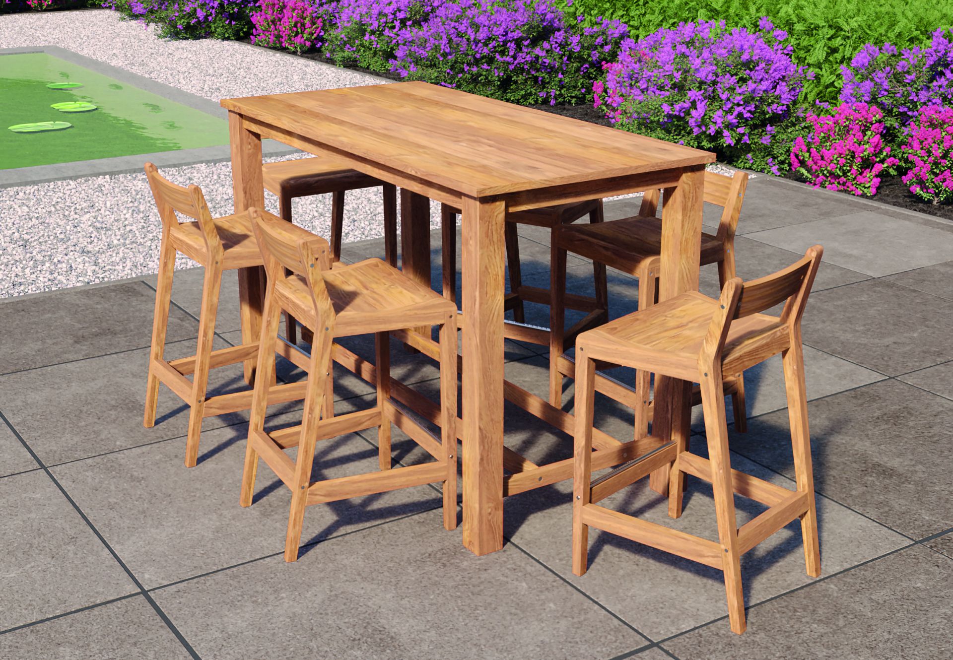 Teak Barset Buckingham